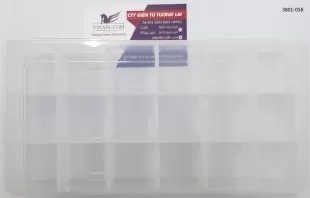 Hộp nhựa 18 ô 23*11.7*4 cm